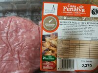 Burger pollo 100%