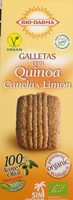 Galletas con quinoa, canela y limón