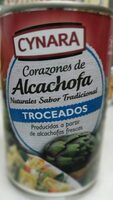 Corazones de alcachofa troceados al natural