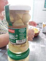 Corazones de alcachofa pequeños al natural