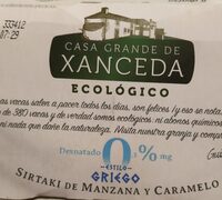 Yogur estilo griego desnatado sirtaki de manzana y caramelo