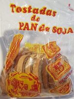 Tostadas de pan de soja