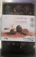 Higo bañado en chocolate