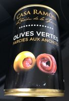 Olives vertes farcies aux anchoix