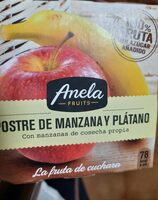 Postre de manzana y plátano