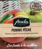 Postre de manzana y melocotón