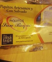 Piquitos artesanos y con salvado
