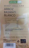 Arroz basmati blanco