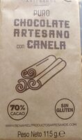 Chocolate artesano con canela