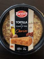 Tortilla de pomme de Terre et Chorizo