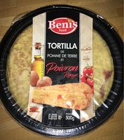 Tortilla pomme de terre et poivron rouge