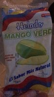 Helado mango verde