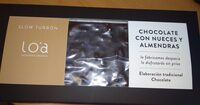 Turrón chocolate nueces y almendras