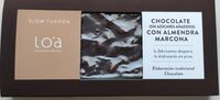 Turrón de chocolate con almendra marcona