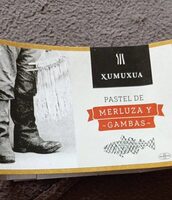 Pastel de merluza y gambas