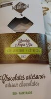 Chocolate negro con jengibre y cítricos