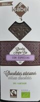 Chocolate negro bio con especias