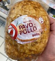 Asado de pavo y pollo