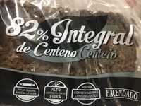 Pan de centeno 82% integral