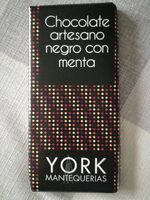Chocolate negro con menta