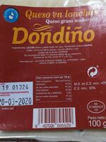 Queso en lonchas Dondiño