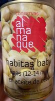 Habitas baby en aceite de oliva