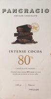 Chocolate negro intense cocoa 80%