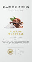 Chocolate negro con flor de sal