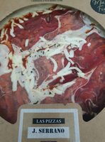 Pizza masa fina Jamón serrano
