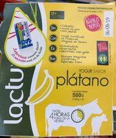 Lactuyogur yogur sabor plátano