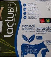 Yogurt natural desnatado con fructosa