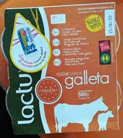 Yogur sabor galleta