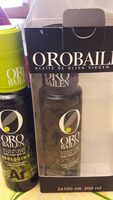 Aceite de oliva virgen extra estuche 2 botellas 100 ml variedad Picual y Arbequina