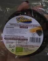 Tortitas de maíz con chocolate negro