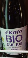 Ekolo BIO pur jus 100% Raisin