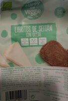 Libritos de seitán con queso
