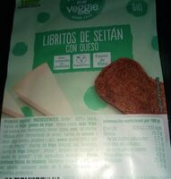 Libritos seitan con queso