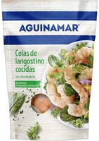 Colas de langostino cocidas