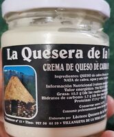 Crema de queso de cabra fundido
