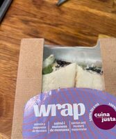 Wrap salmon y mayonesa de mostasa