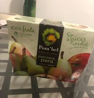 Compota de manzana y pera 100% fruta