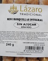 Mini rosquillas integral