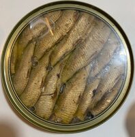 Gold brisling sardines