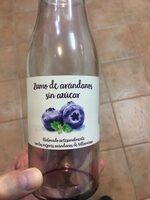 Zumo de arándanos sin azucar