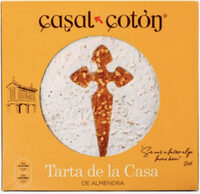 Casal coton tarta de la casa de almendra