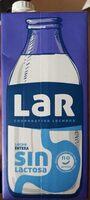 Leche entera sin lactosa