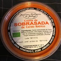Crema de sobrasada de cerdo ibérico