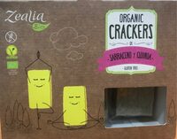 Organic Crackers Sarraceno Y Quinoa