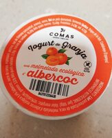 Iogurt Comas con mermelada de albaricoque