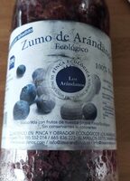 Zumo arándanos ecológico